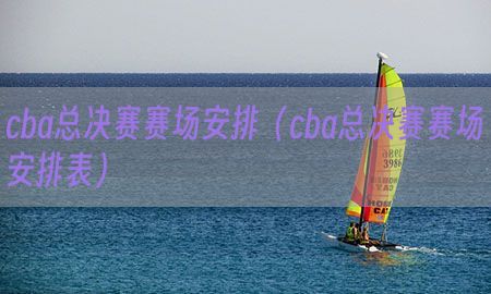 cba总决赛赛场安排（cba总决赛赛场安排表）