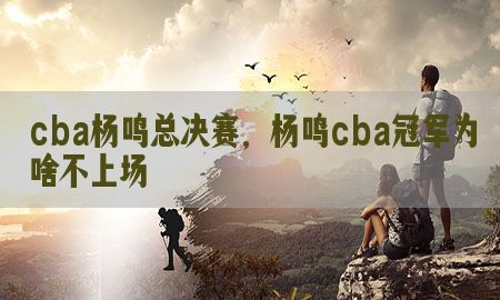 cba杨鸣总决赛，杨鸣cba冠军为啥不上场