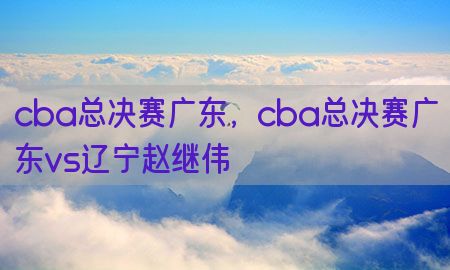 cba总决赛广东，cba总决赛广东vs辽宁赵继伟