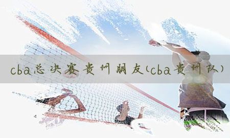 cba总决赛贵州朋友（cba贵州队）