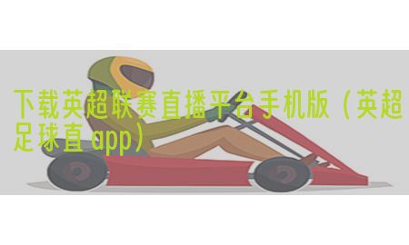 下载英超联赛直播平台手机版（英超足球直 app）