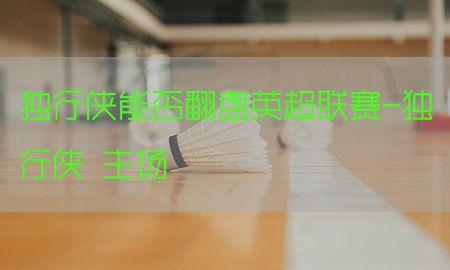 独行侠能否翻盘英超联赛-独行侠 主场