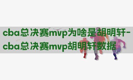 cba总决赛mvp为啥是胡明轩-cba总决赛mvp胡明轩数据