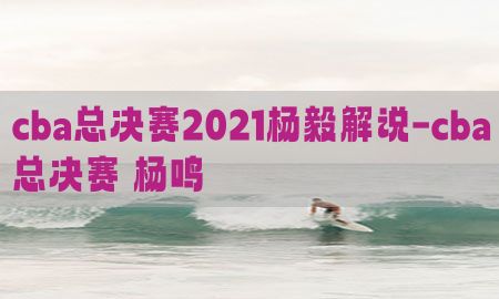 cba总决赛2021杨毅解说-cba总决赛 杨鸣