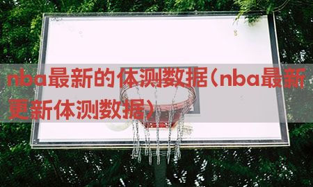 nba最新的体测数据（nba最新更新体测数据）