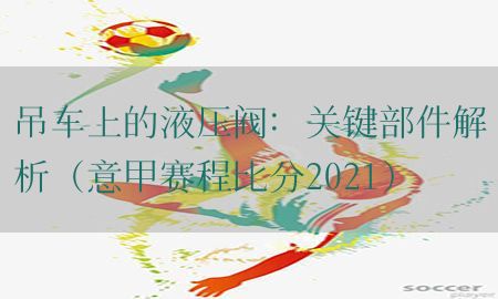 吊车上的液压阀：关键部件解析（意甲赛程比分2021）