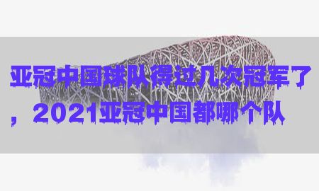 亚冠中国球队得过几次冠军了，2021亚冠中国都哪个队